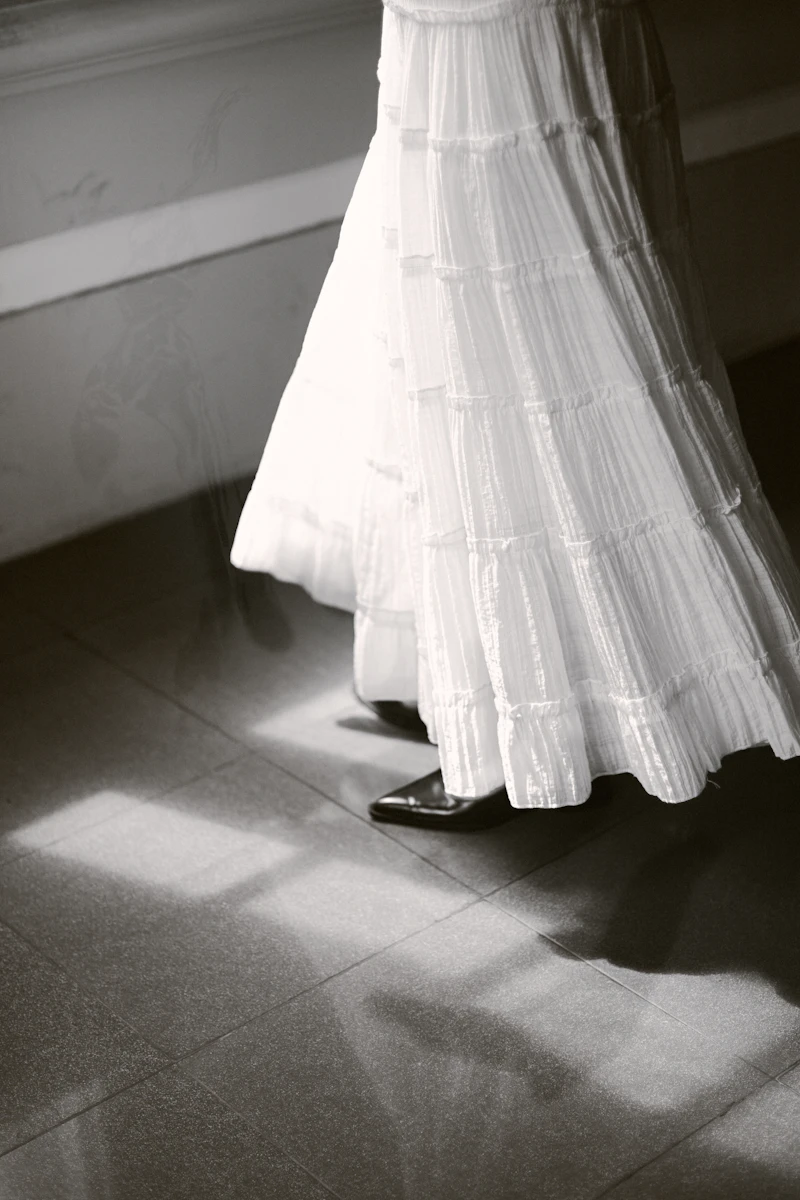 Long White Skirt