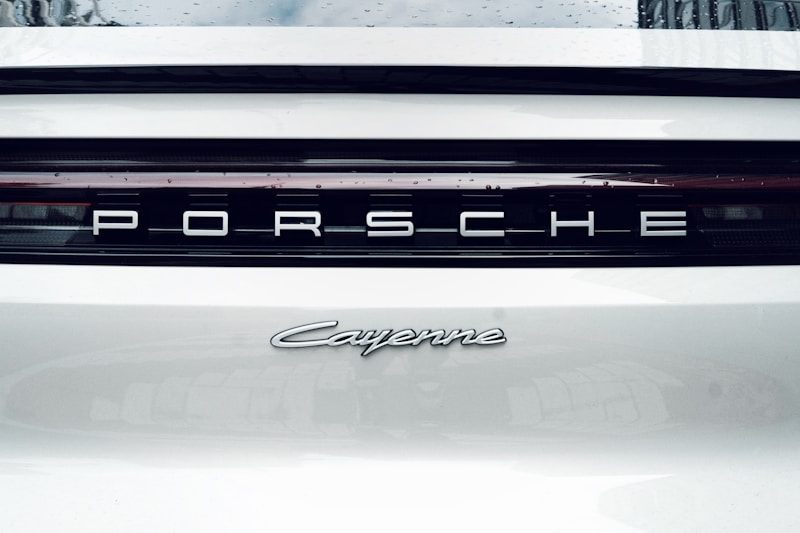 Porsche Cayenne luxury vehicle emblem