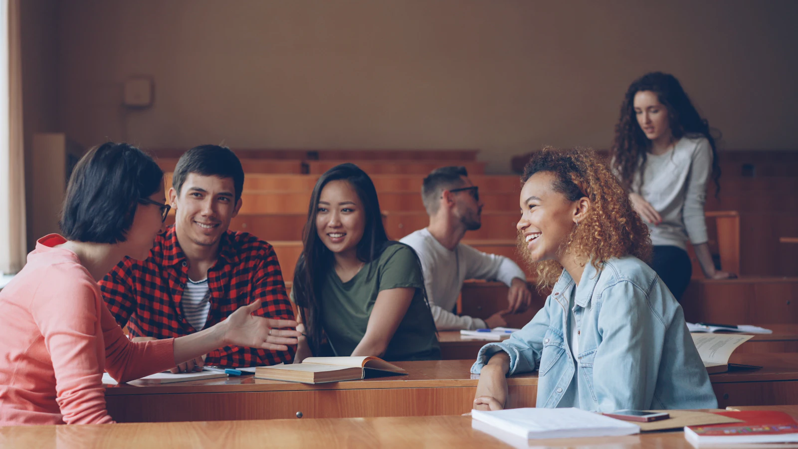 Étudiants ISR Avenir en amphithéâtre