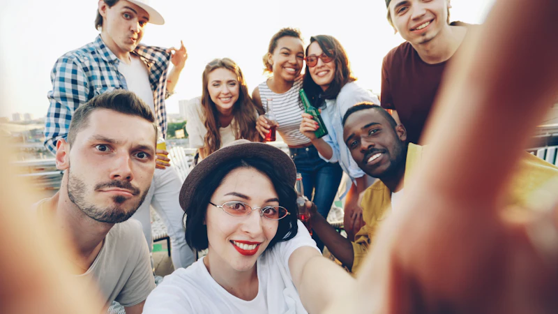 Guests uploading photos during an event