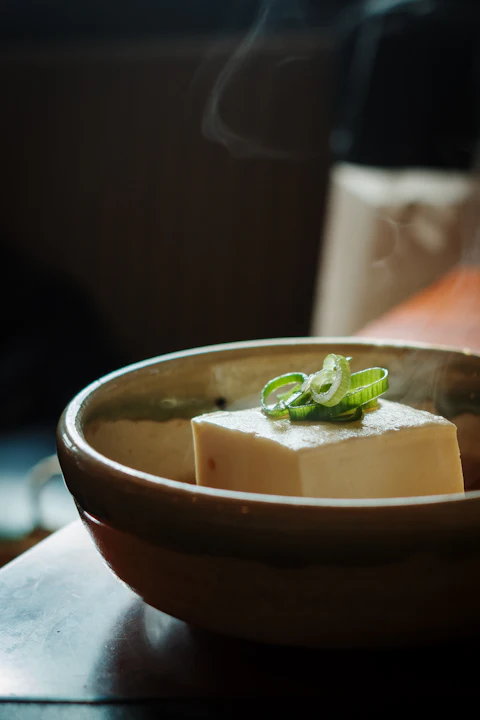 Canh đậu phụ hành lá