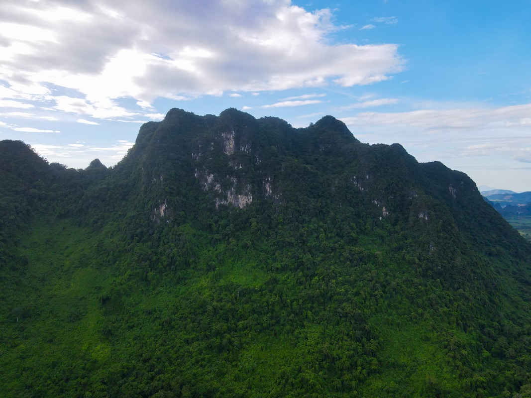 台灣山區綠意盎然，自駕環島甲租乙還路線風景