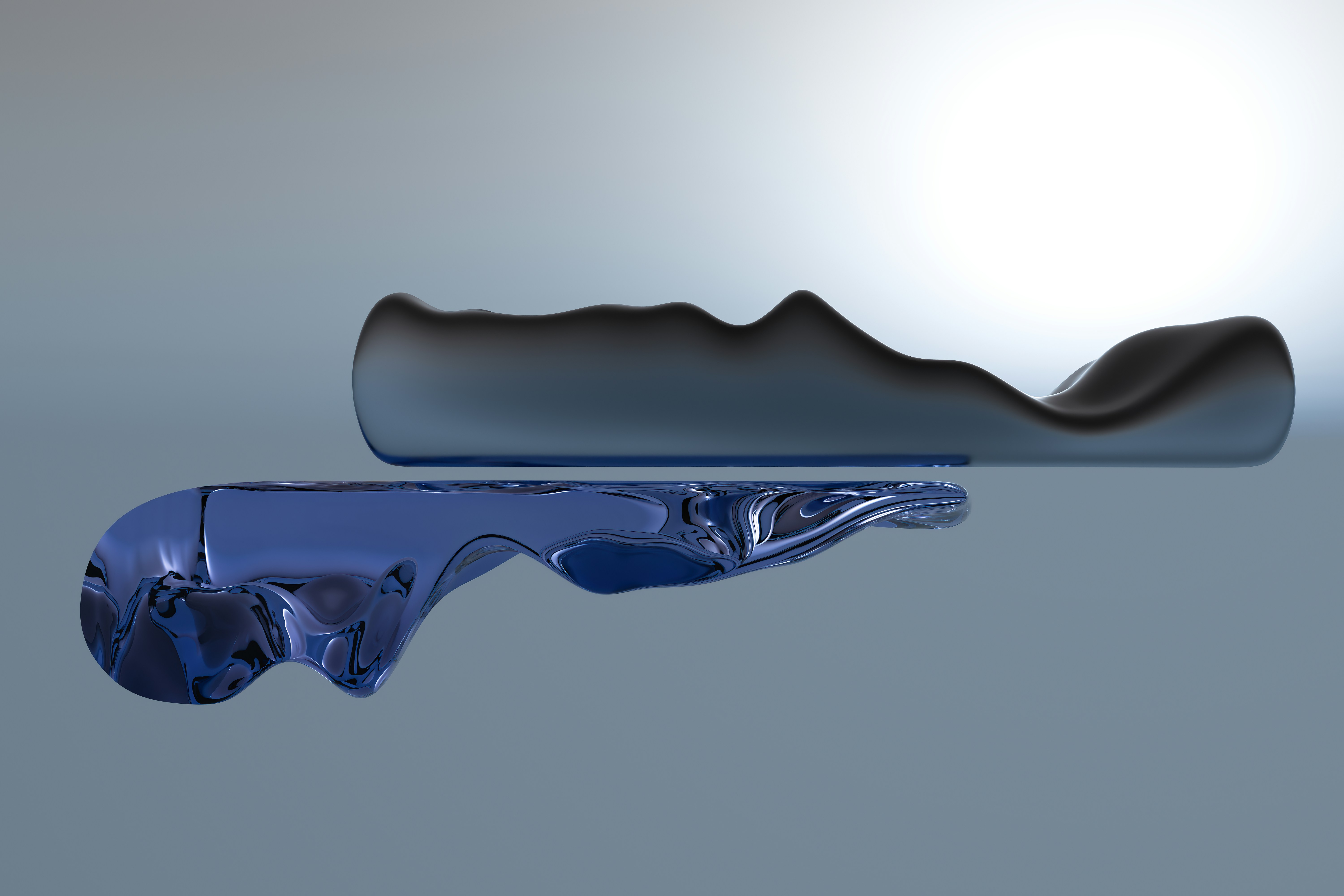 3D abstract gradient render