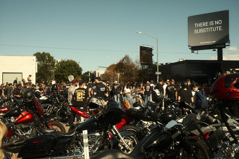 Motorcycle community gathering