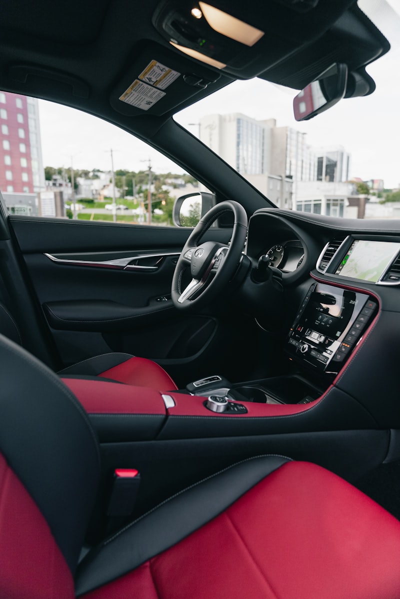 Luxury vehicle seats with premium materials