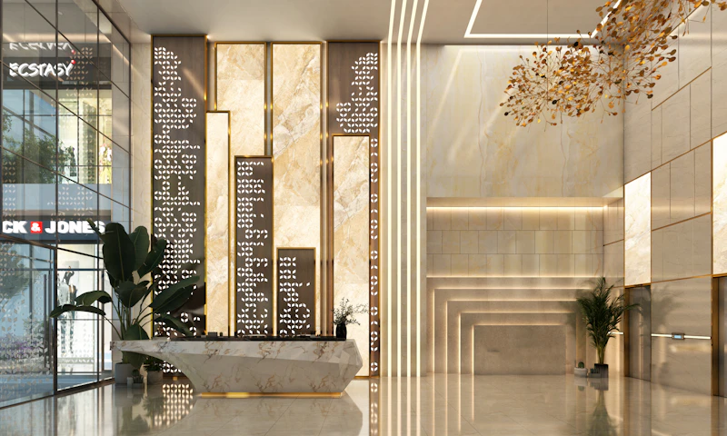 The Royal Touch office interior theme