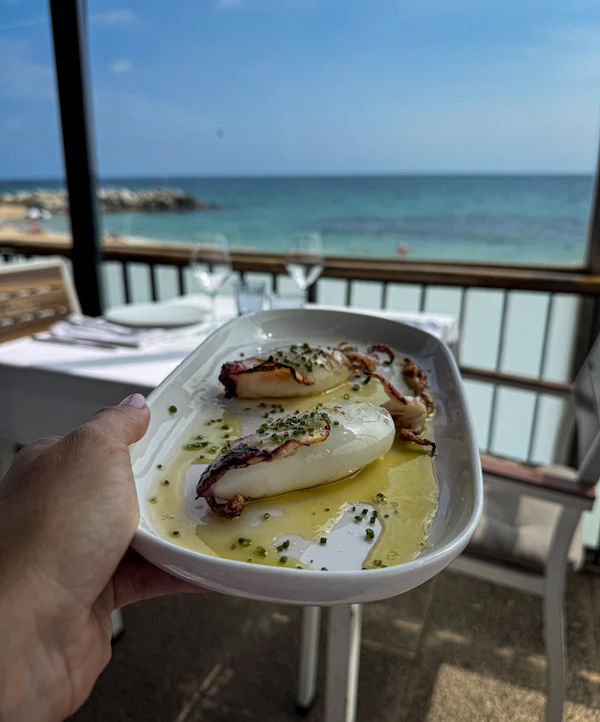 Grilled calamari