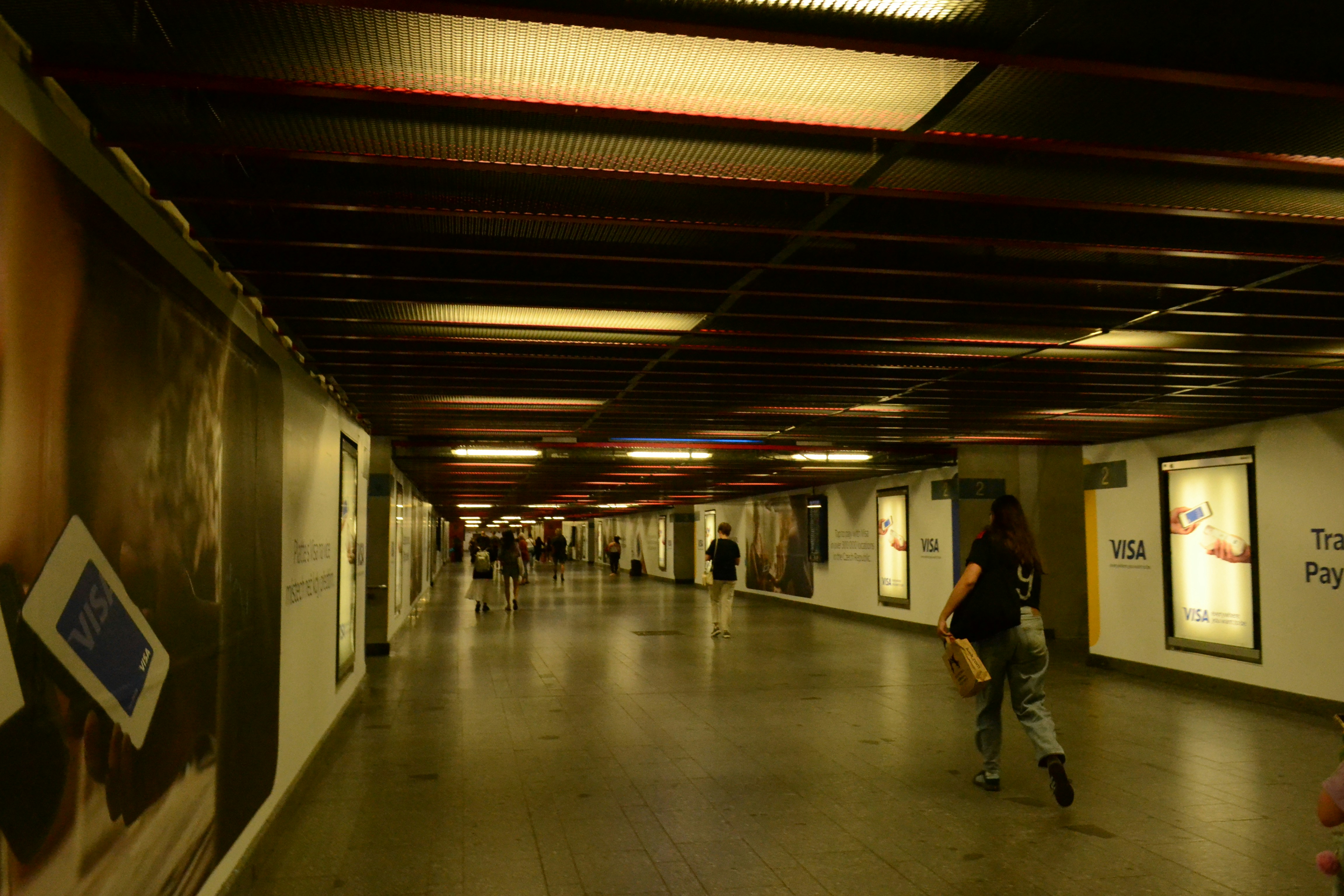 Underground walkway