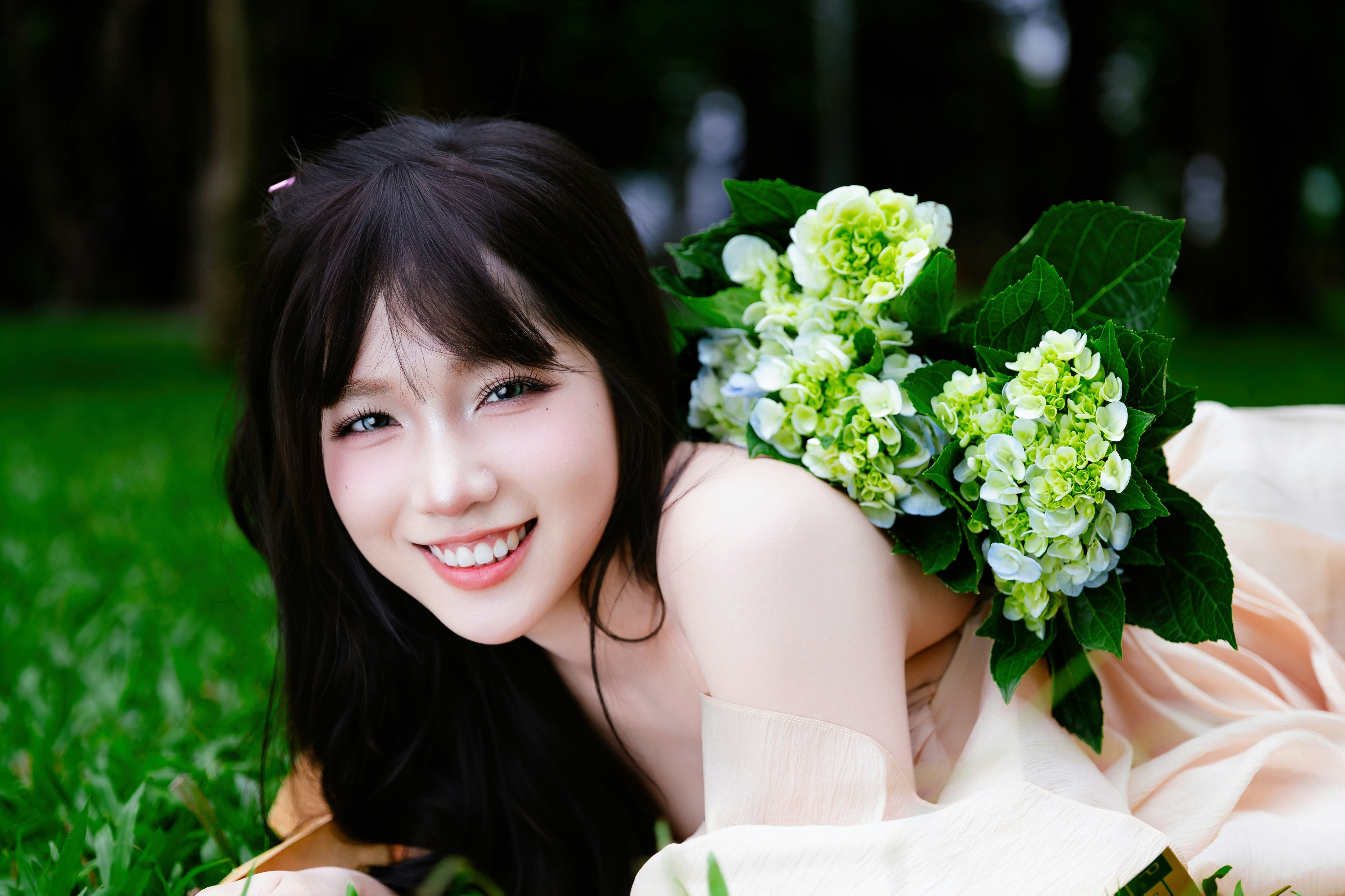 Beautiful girl face avatar representing modern AI use in social media and branding