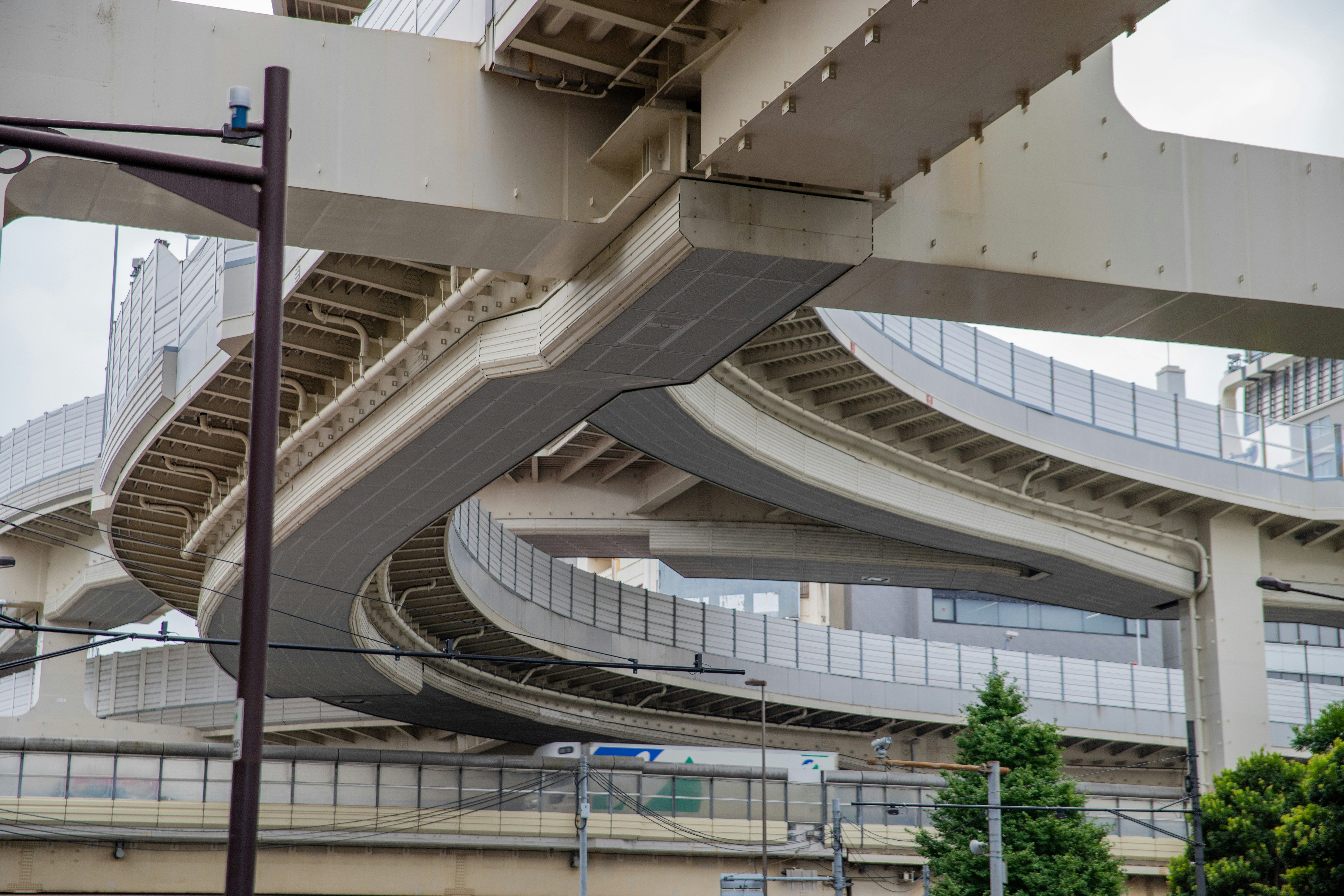 Elevated highway construction