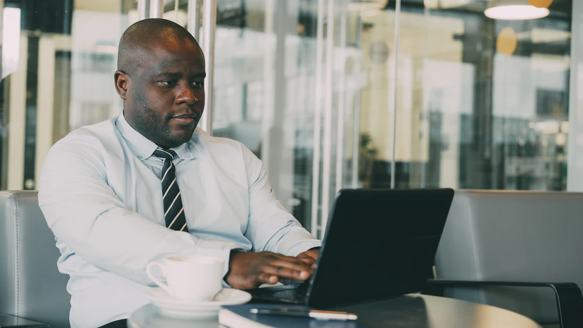 Black SME business owner in their shop ready to expand their business online with a website