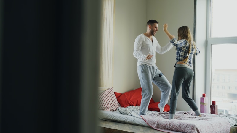 Diversión apasionada en la cama