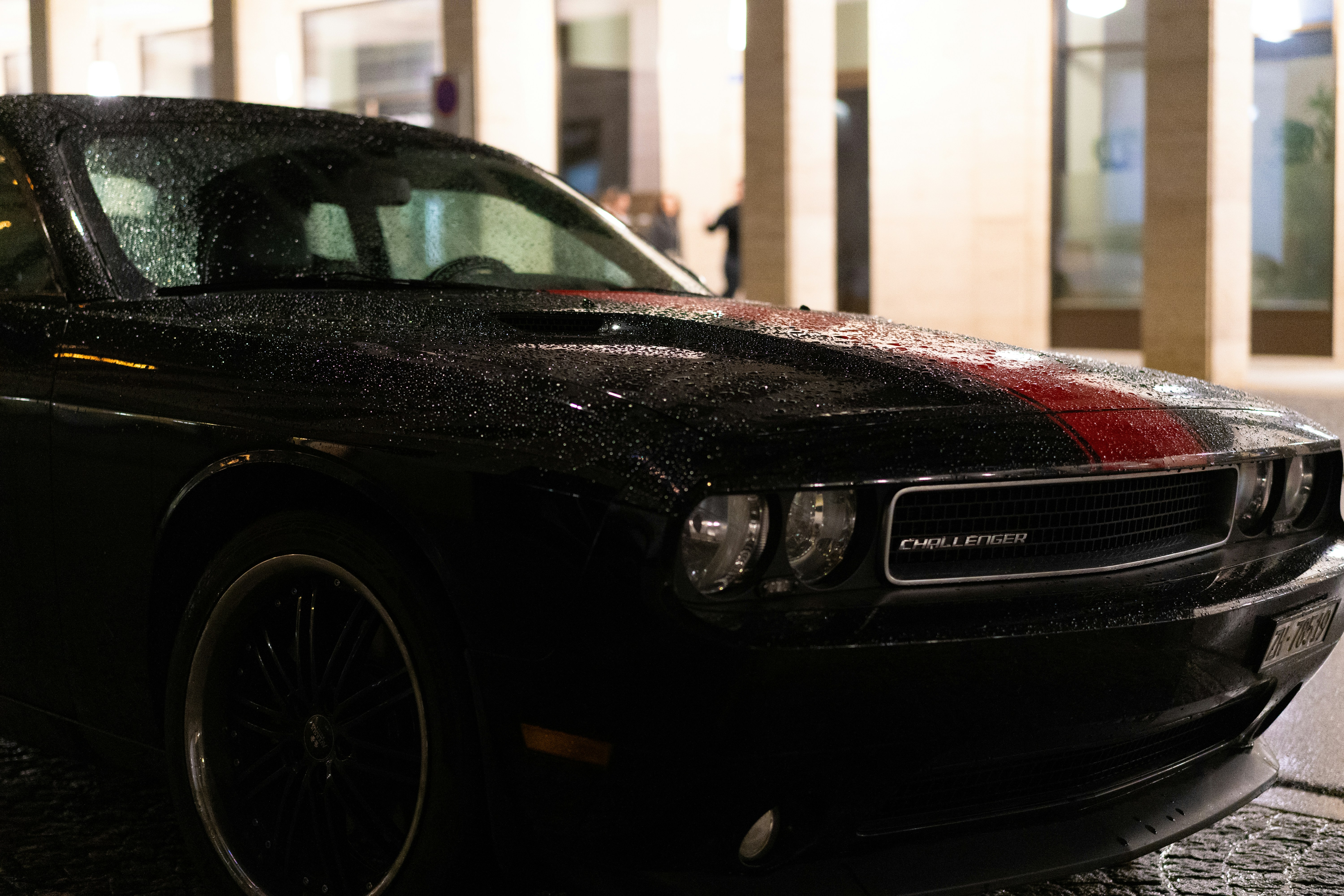 matte black car, Dodge Charger, sleek muscle car, powerful vehicle, ilustrasi artikel Rev Up Your Screen: Stunning Matte Black Dodge Charger Hellcat Wallpapers 7