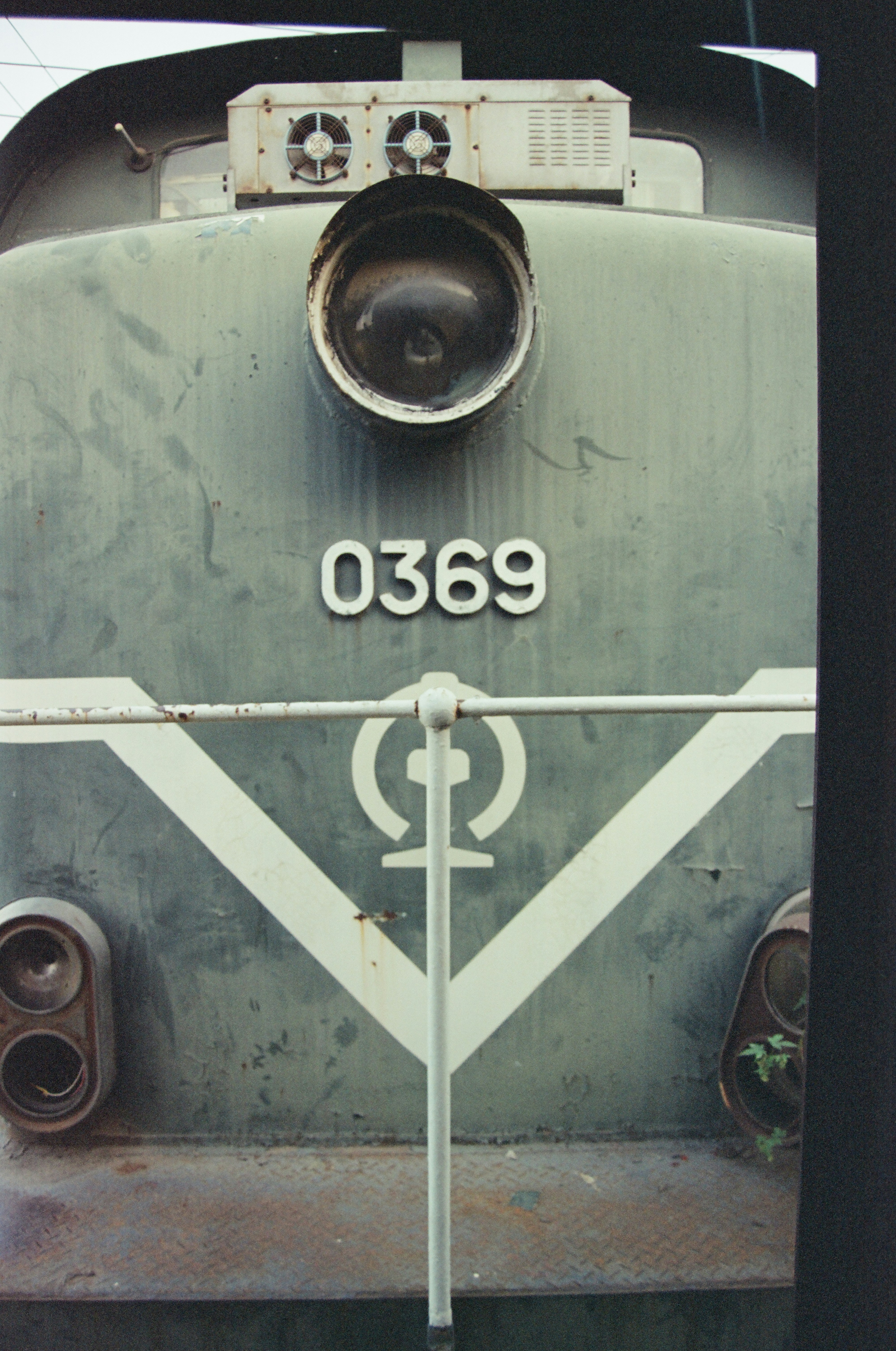 abadoned train, somewhere in Beijing, China
