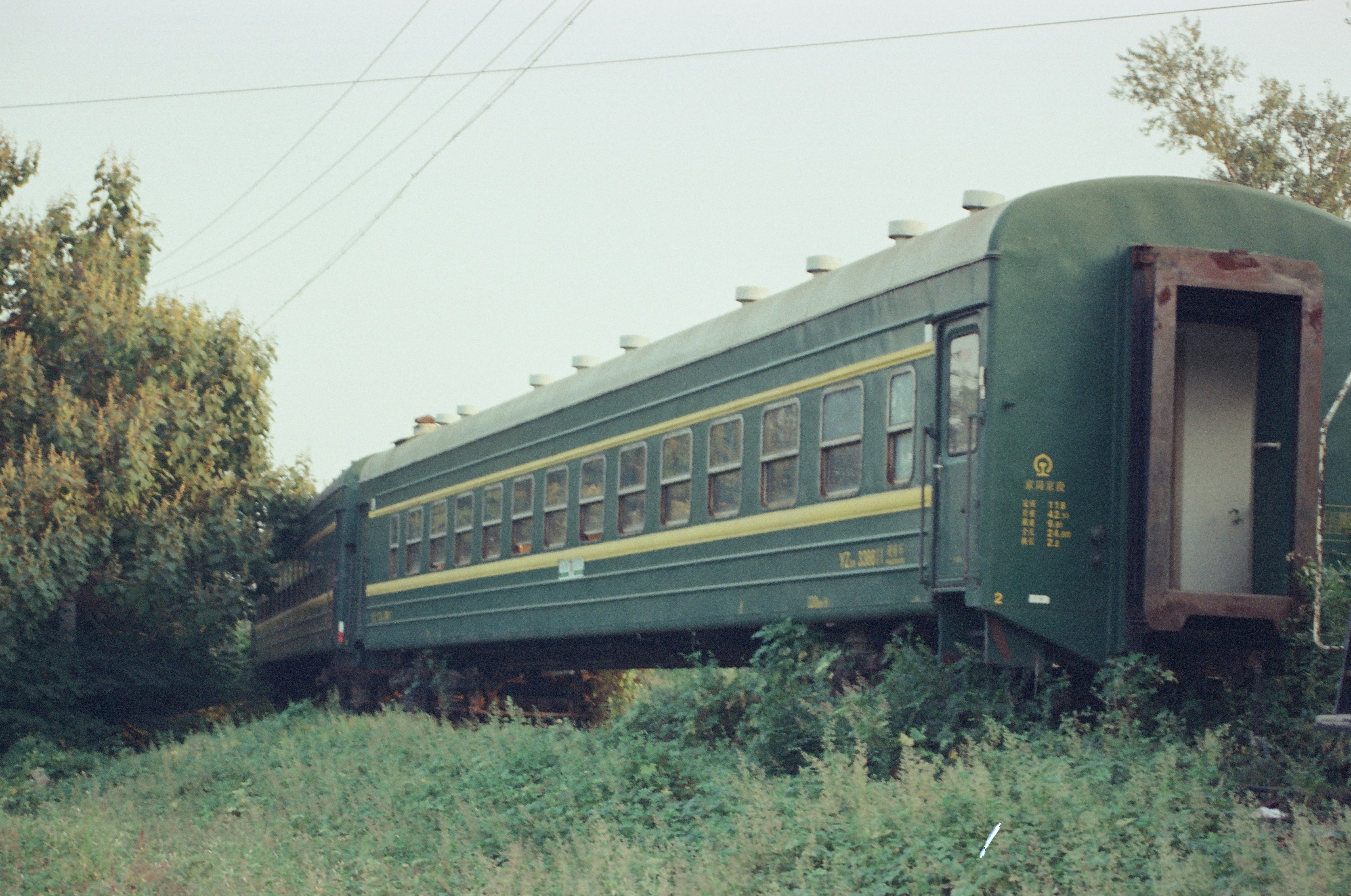 abadoned train, somewhere in Beijing, China