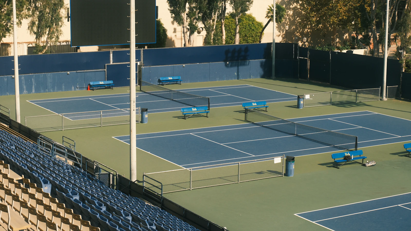 Impianto con più campi da tennis