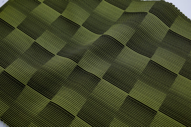 Gemustertes Textil mit weicher Struktur