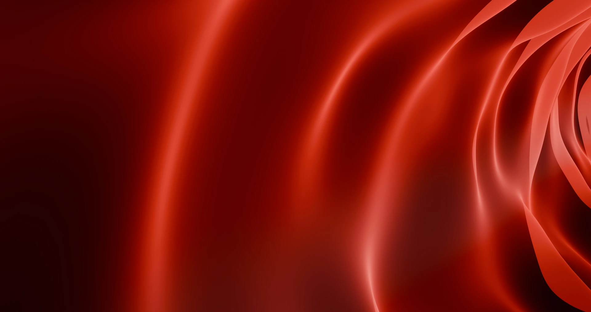 Crimson red fabric with elegant folds and highlights