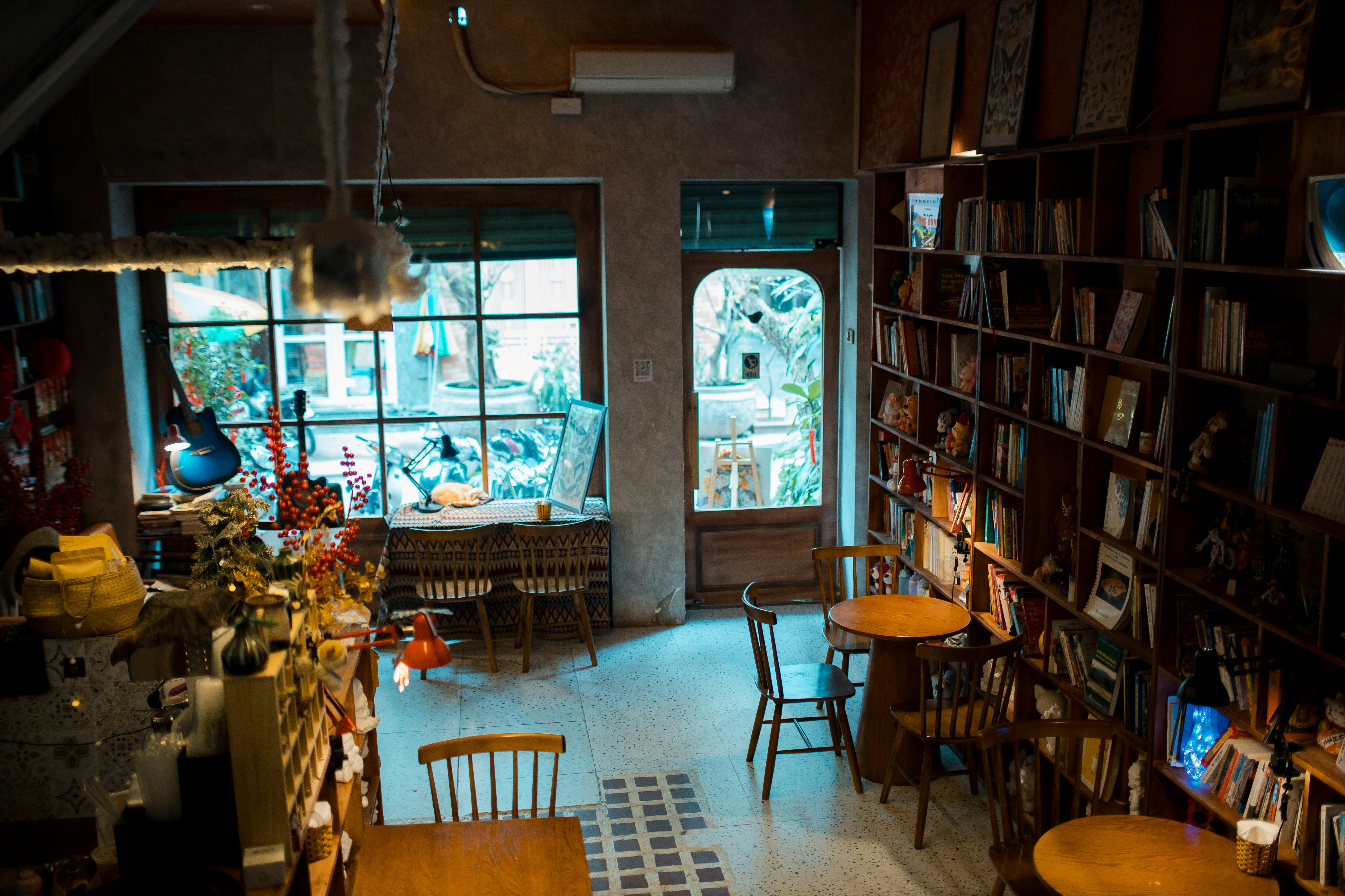 Cozy cafe interior