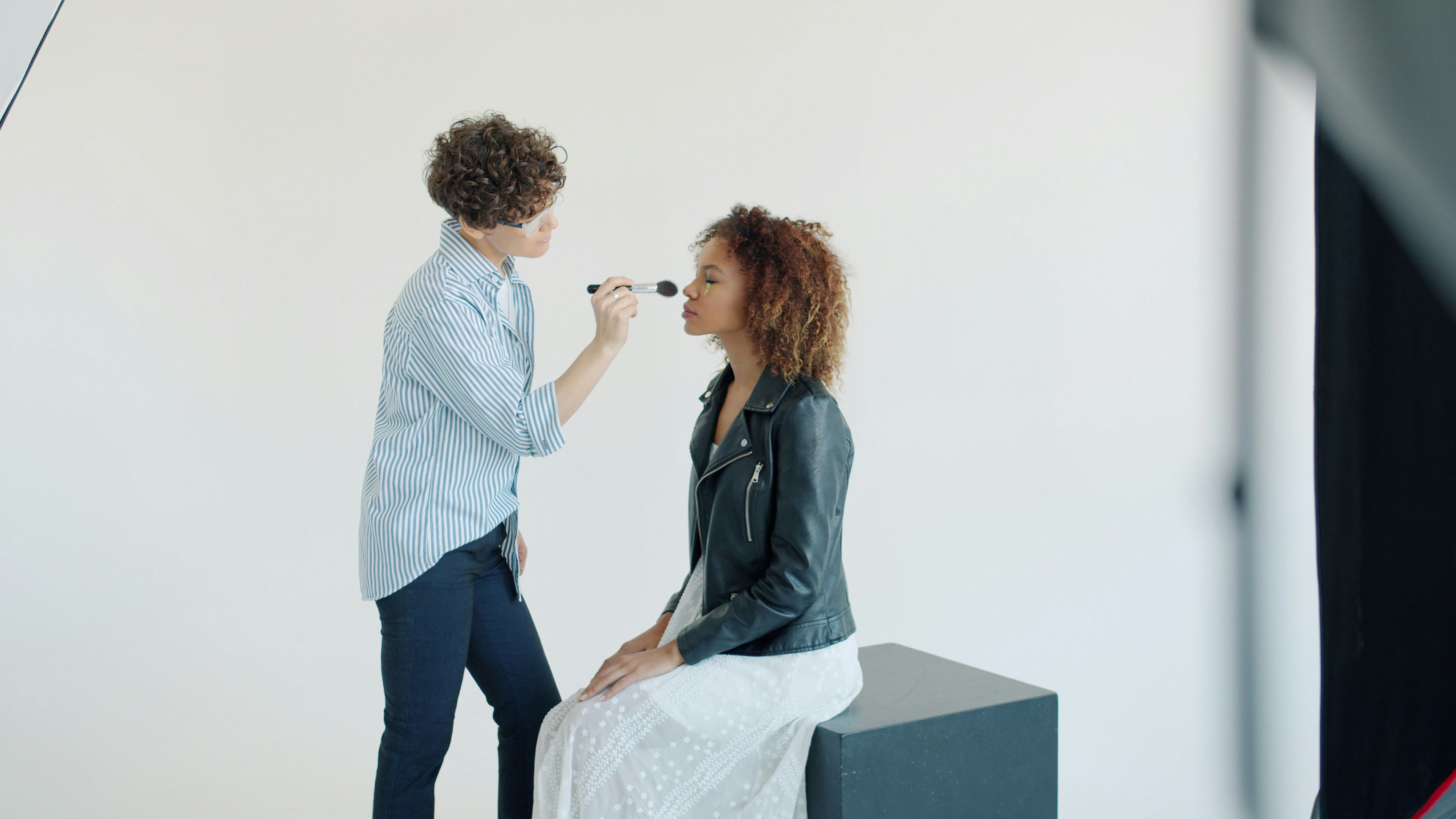 Glamour magazine photoshoot