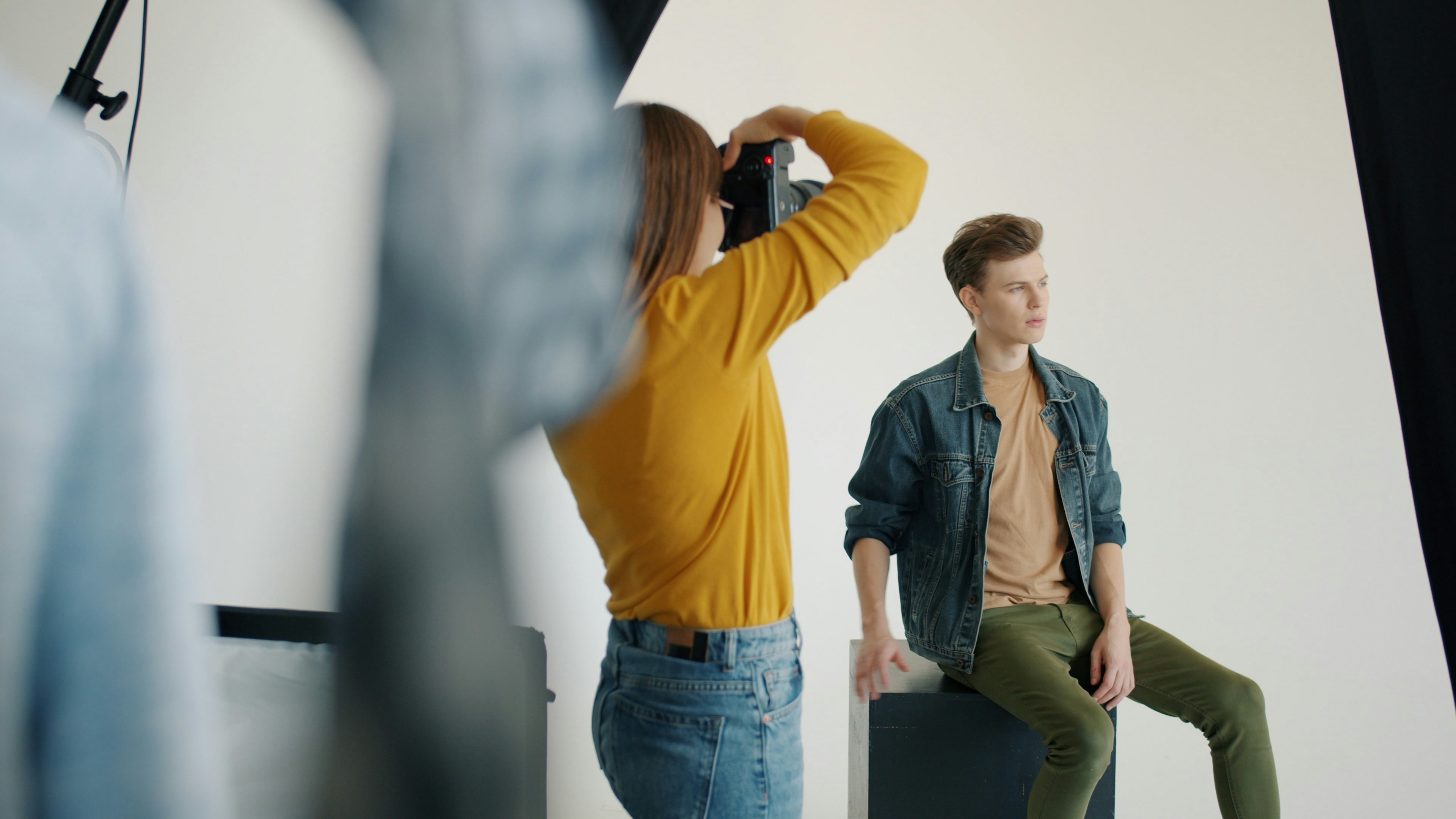 Model portrait session