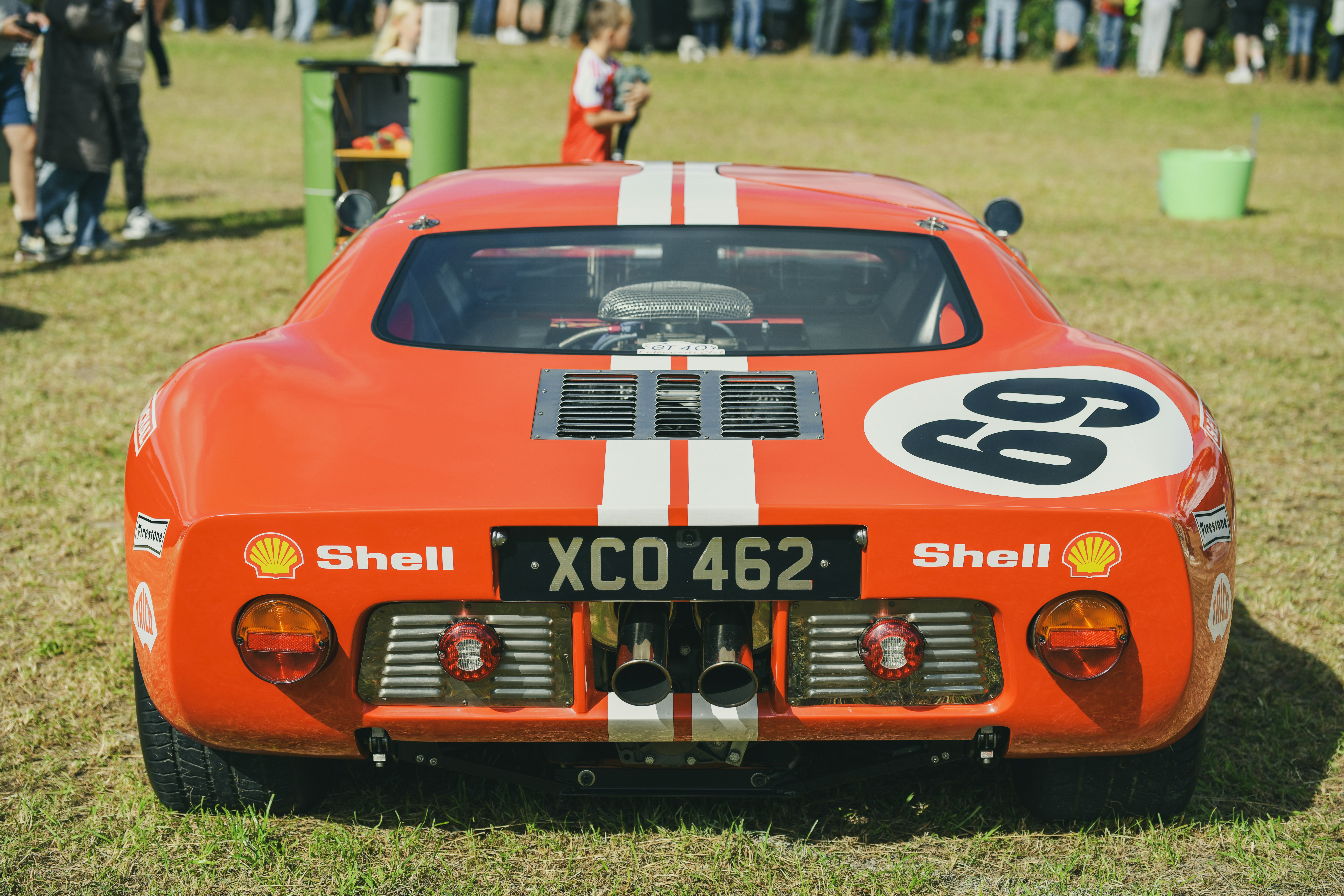 Goodwood Festival of Speed — a classic race car on the hillclimb