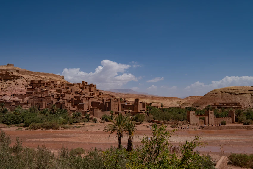Historic earthen kasbah of Ait Ben Haddou