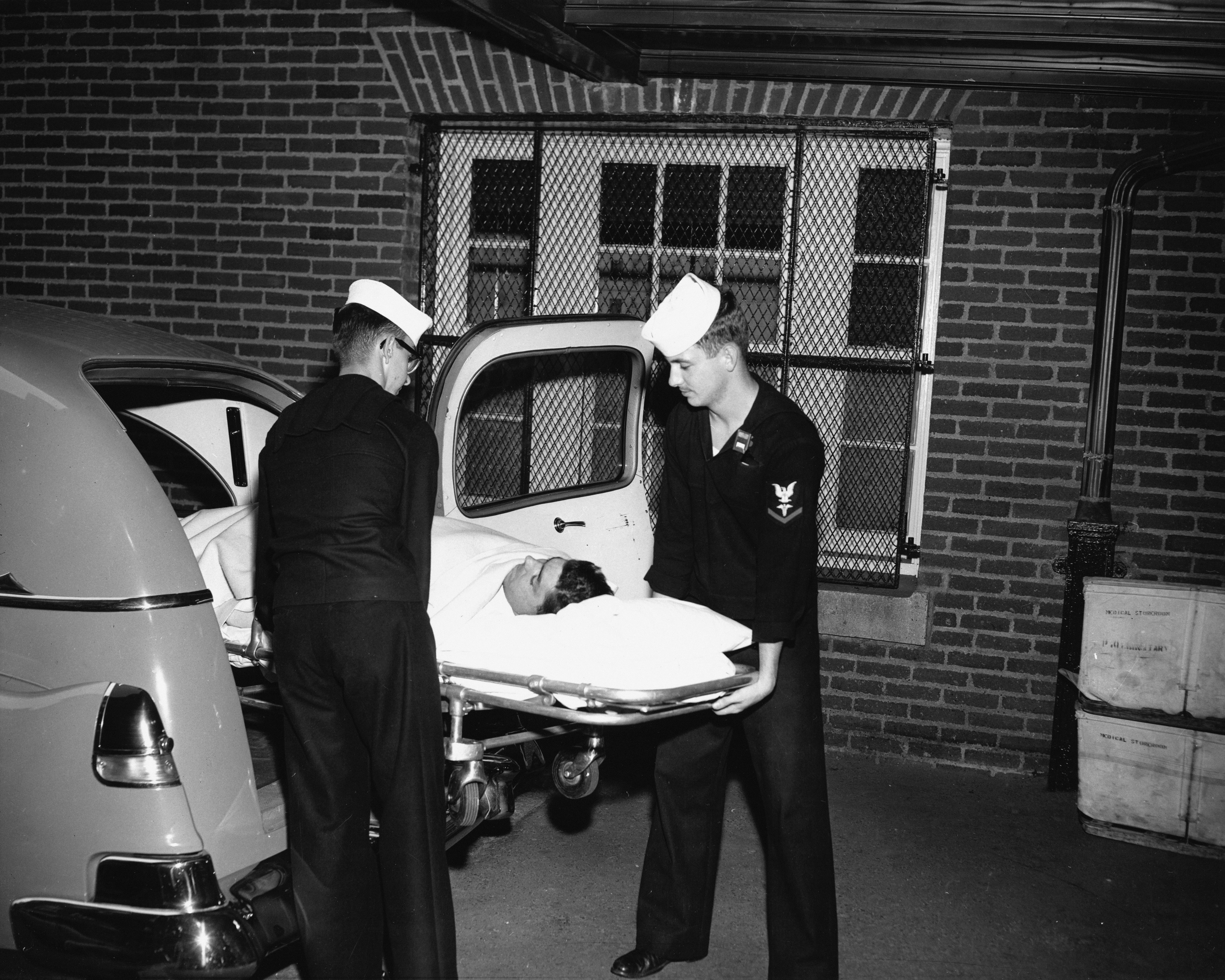 Naval Hospital ambulance