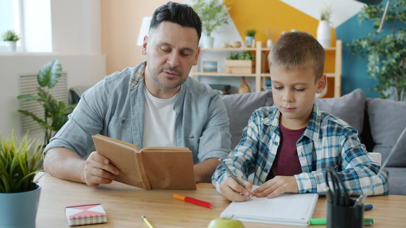 Child settled in stable home environment