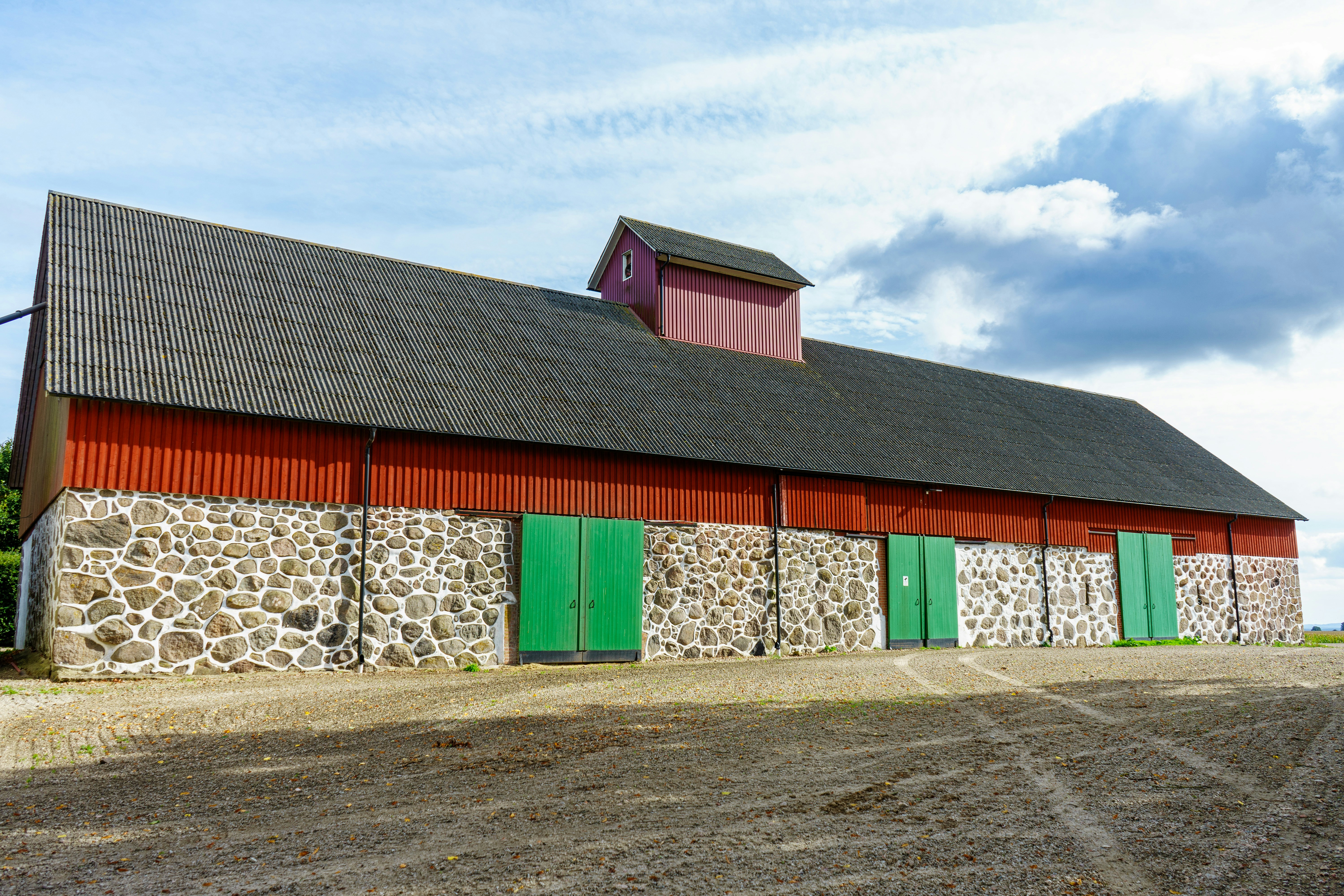 Traditional stone barn