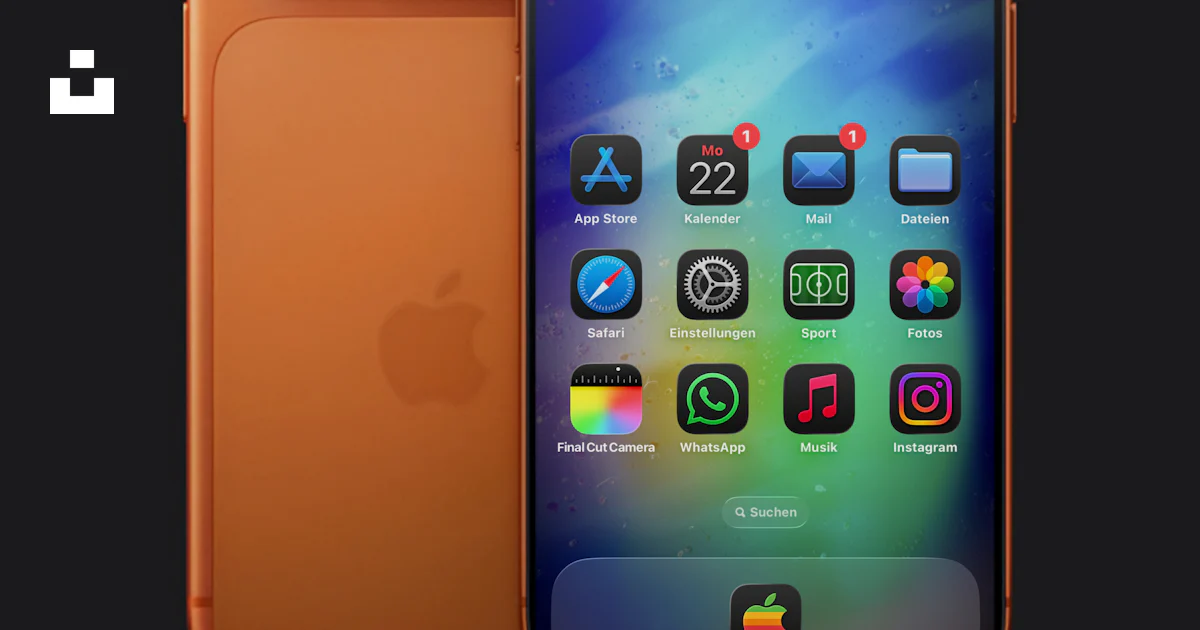 Iphone Iconic Color Orange iPhone with colorful app icons photo – Free Phone Image on Unsplash