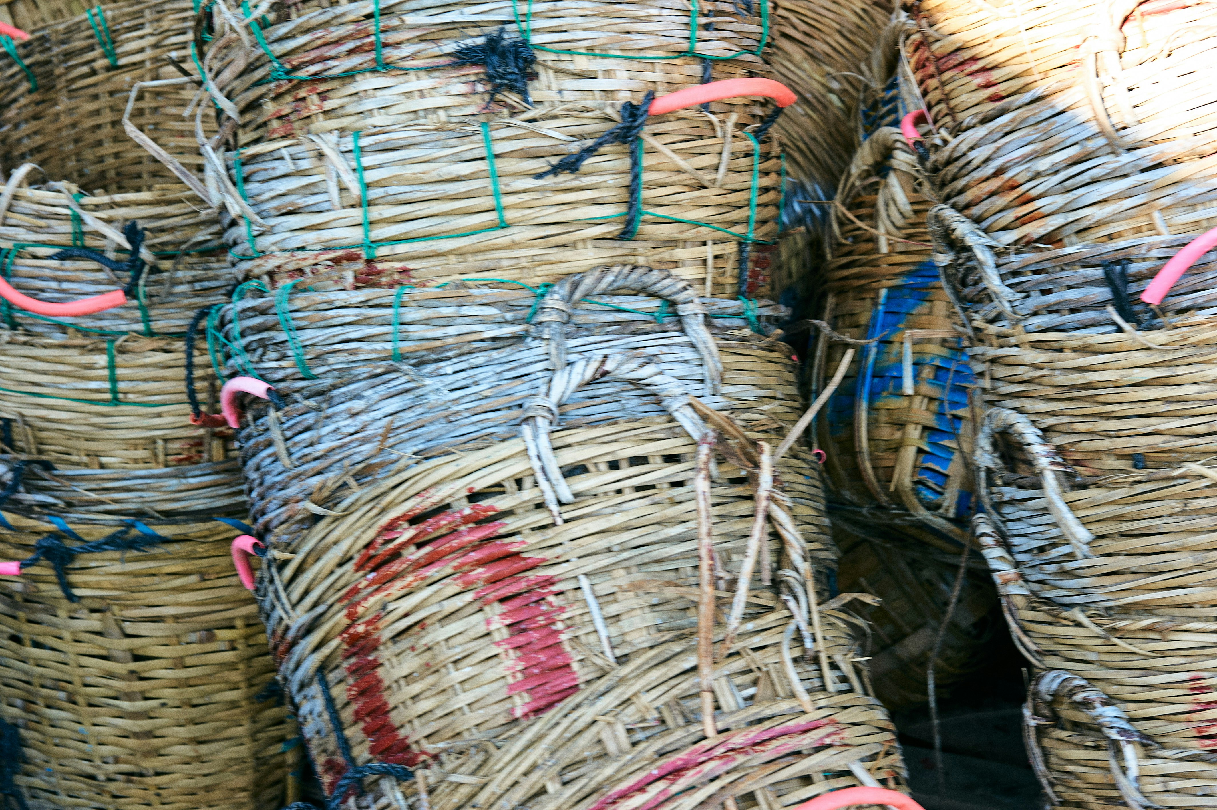 Rope Wrapped Baskets