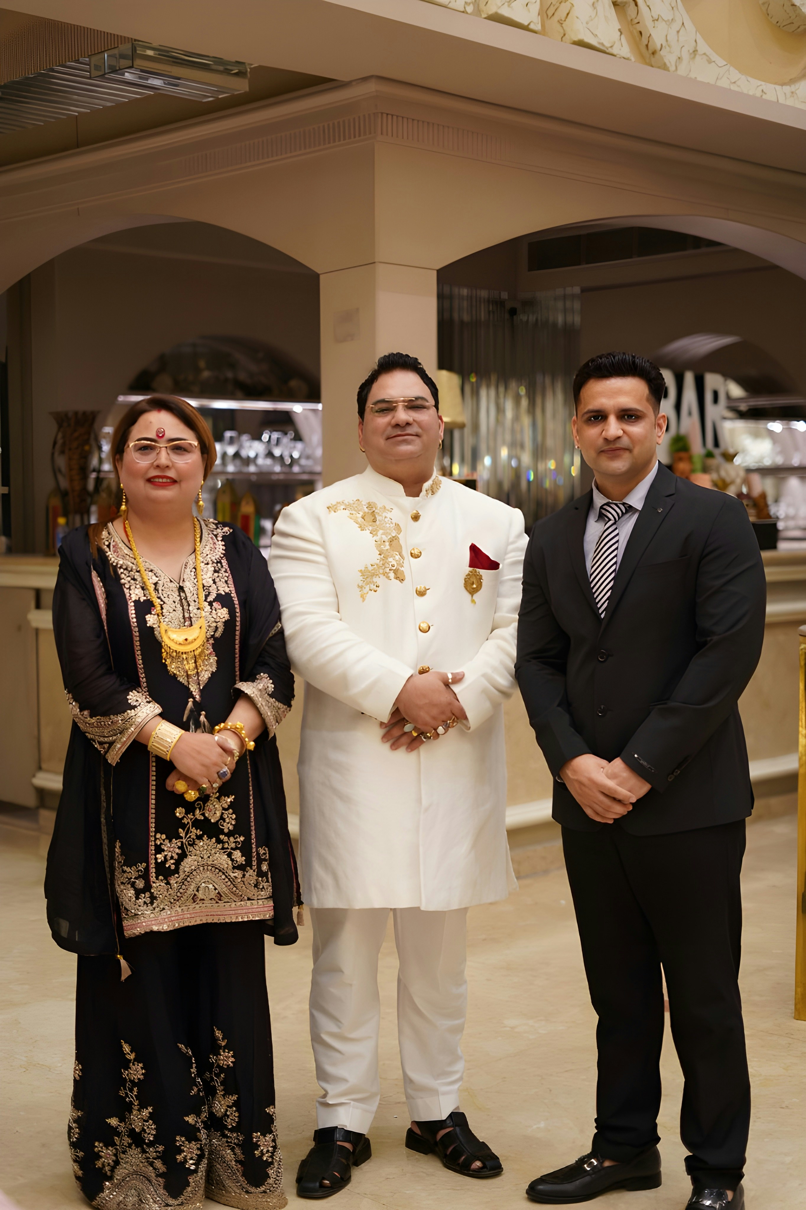 A collection of colorful suits.