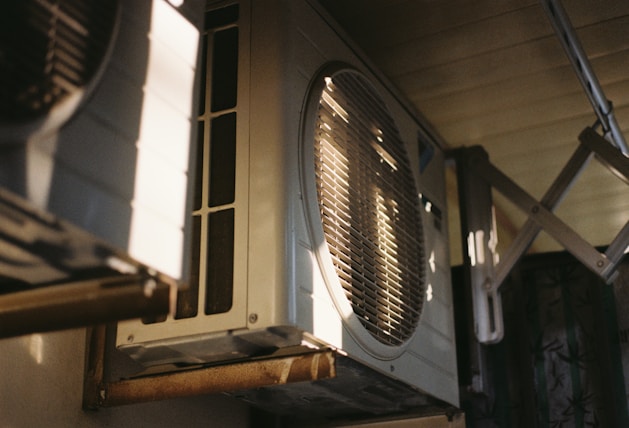After: clean, modern air conditioning unit