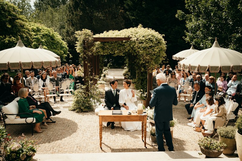 Cérémonie de mariage en extérieur