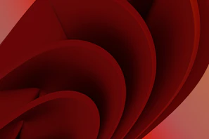 Abstract flowing red shapes with subtle lighting