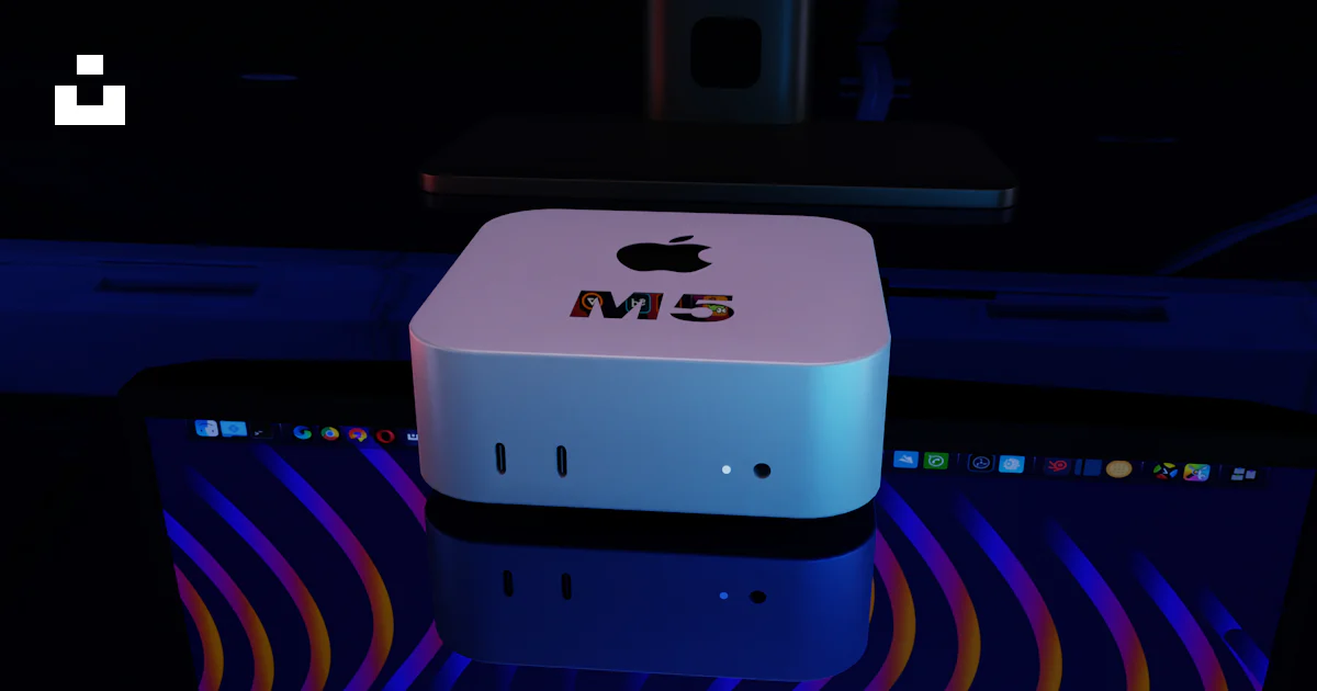 Apple mac mini m5 computer on desk photo – Free Technology Image on ...