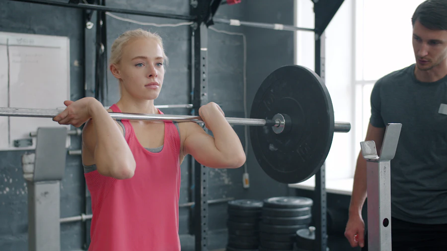 Coach guiding a lift
