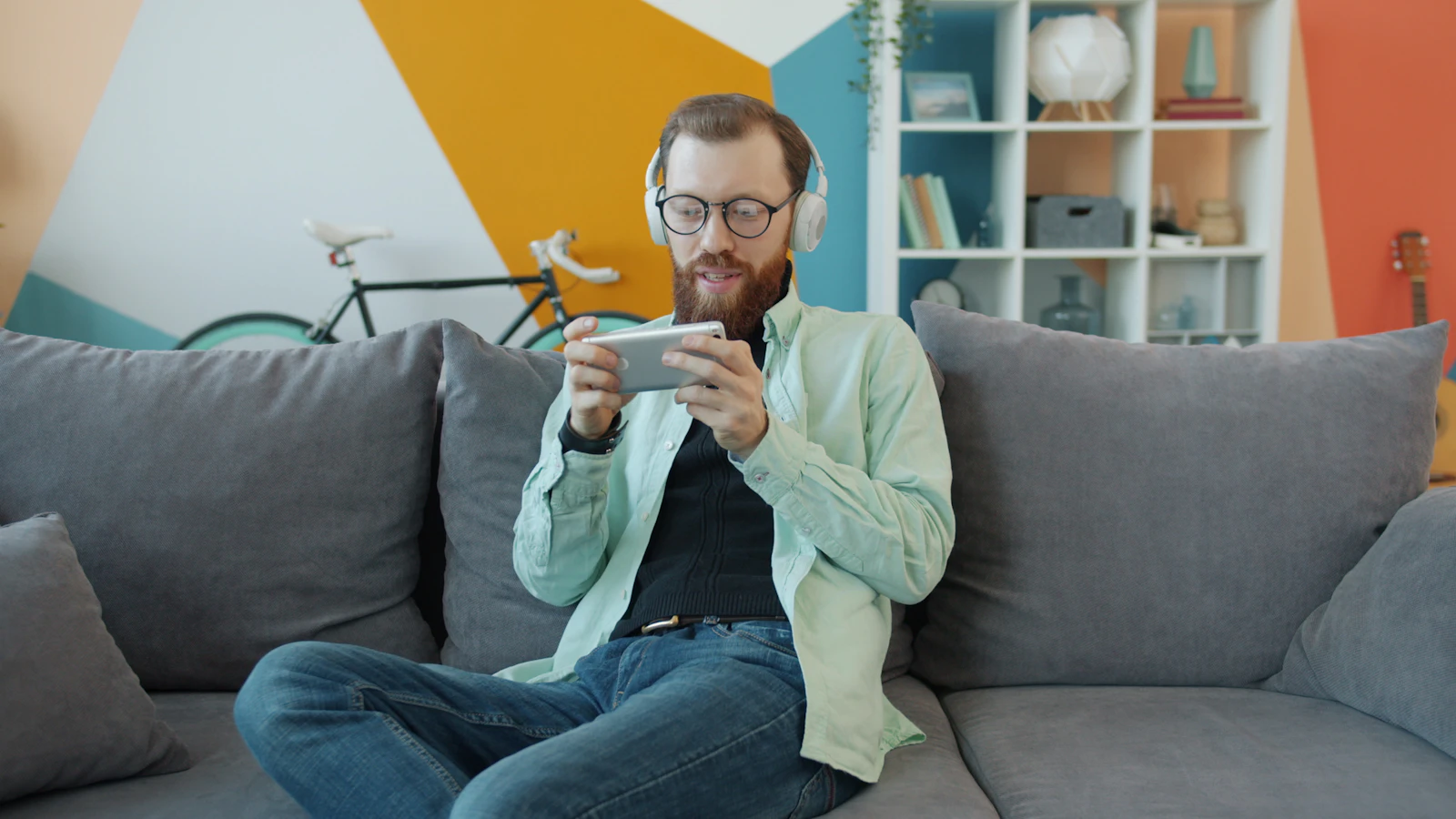 Person using a phone or computer for an online activity