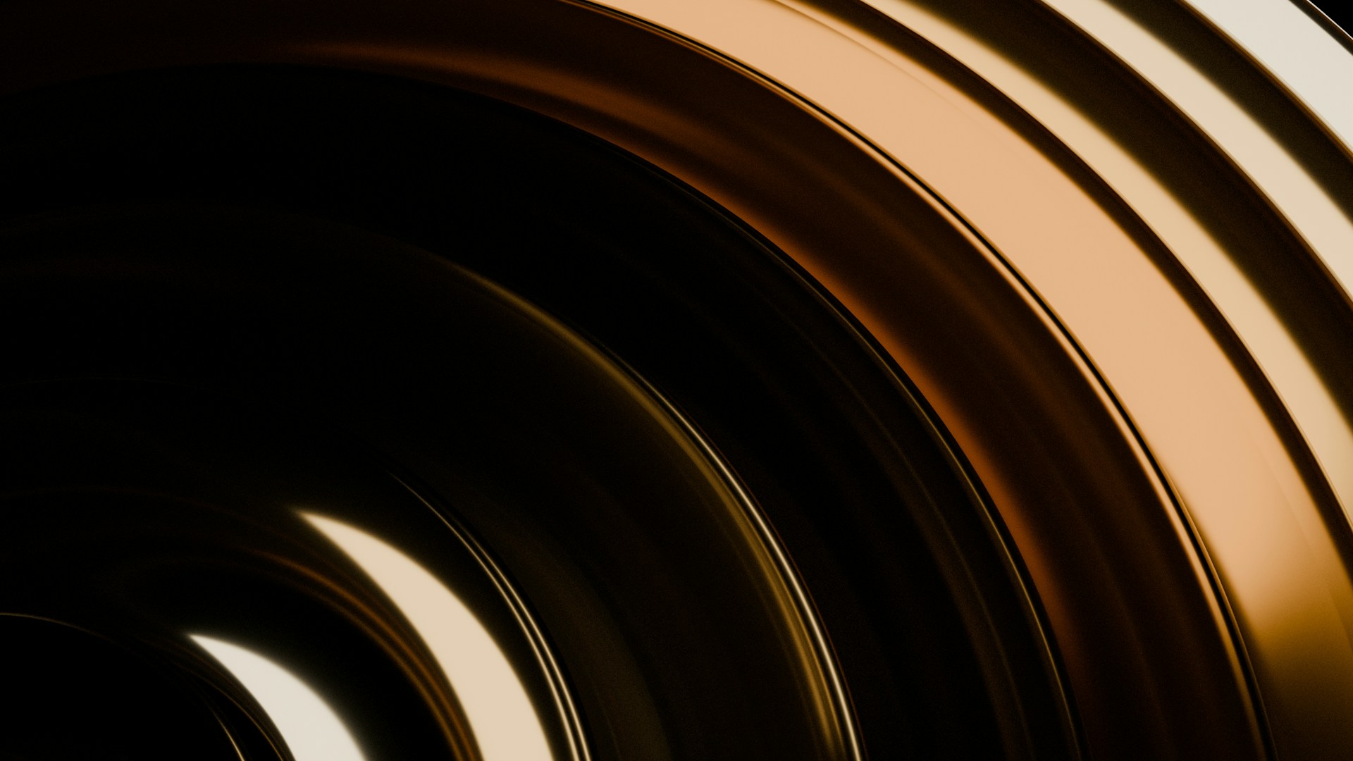 Concentric circles of light and shadow