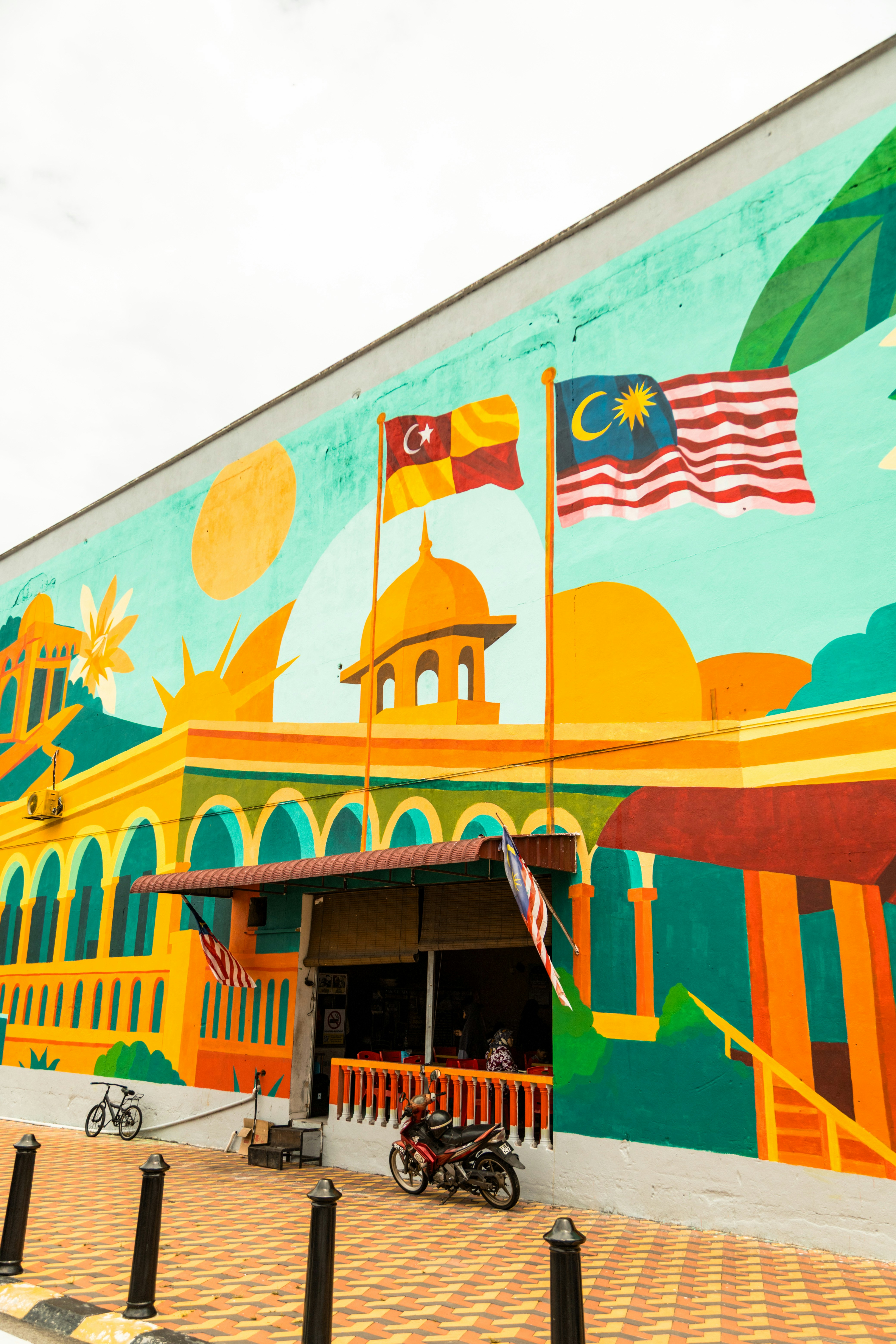 Community mural painting