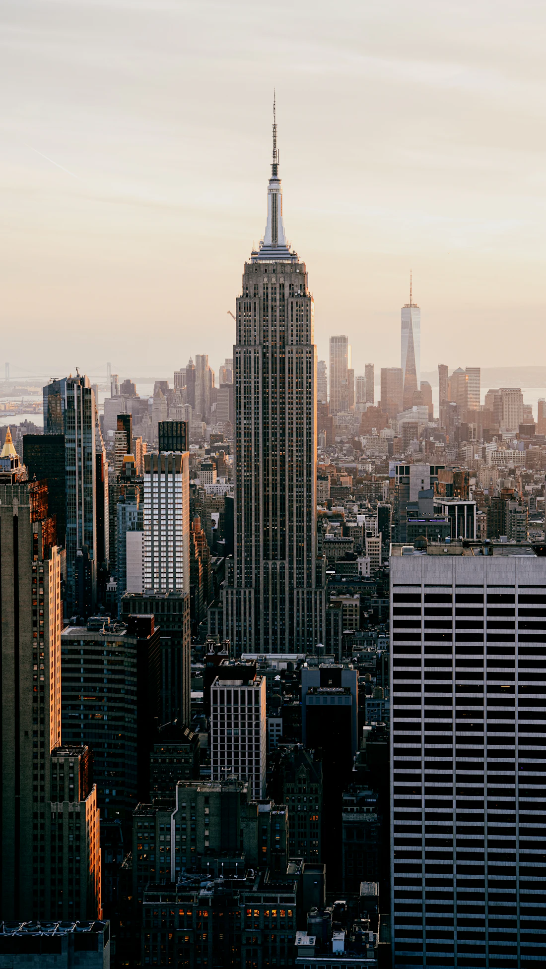 Manhattan skyline with Empire State Building