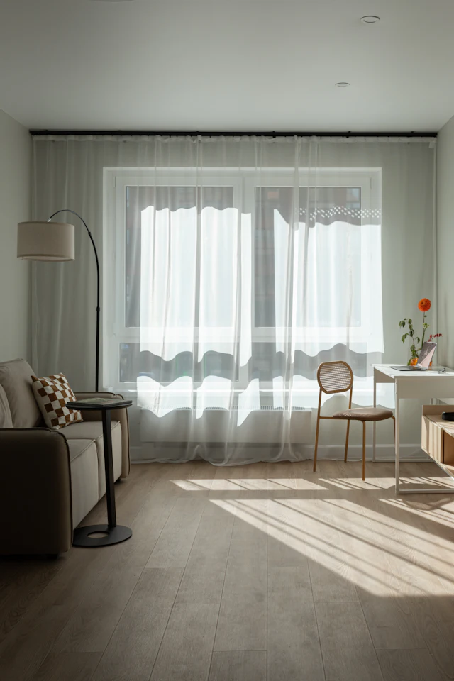Visillos traslúcidos para la luz de la tarde — después