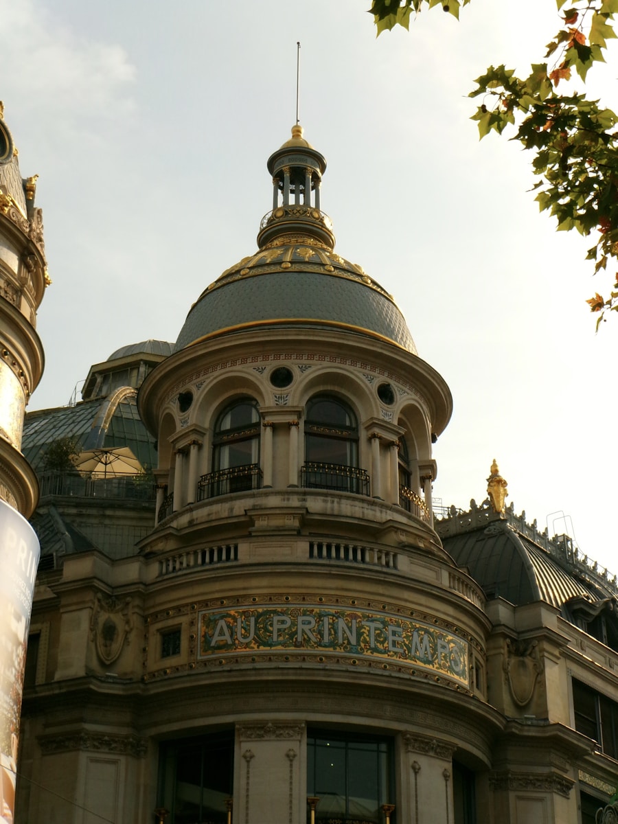 Ornate architectural dome with golden accents shot on Kodak PIXPRO FZ55
