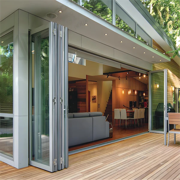Bi-fold folding door home indoor outdoor