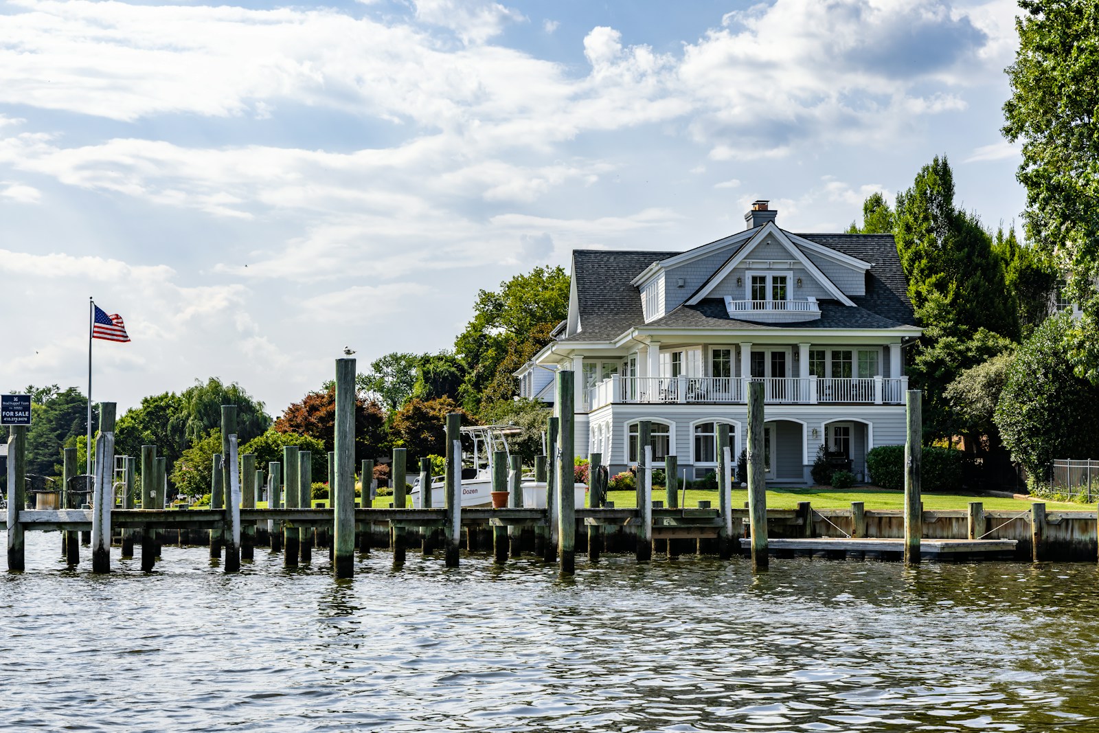 Isle of Palms beachfront homes with palmettos