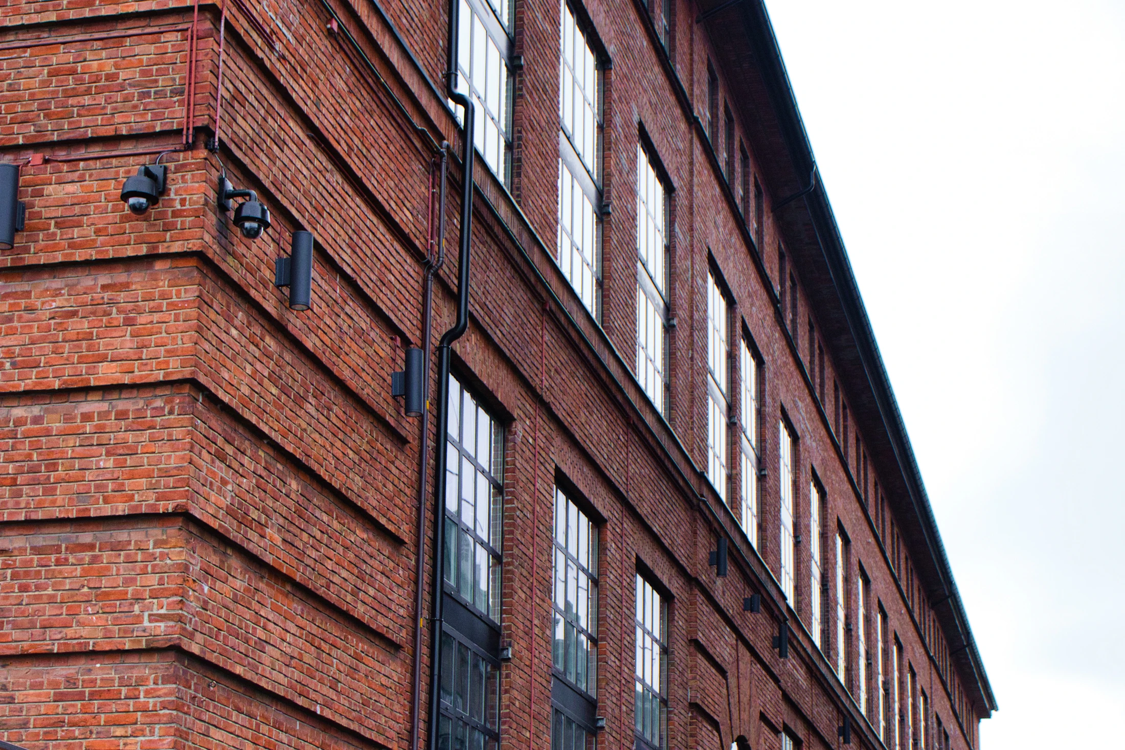 Industrial warehouse with loading docks