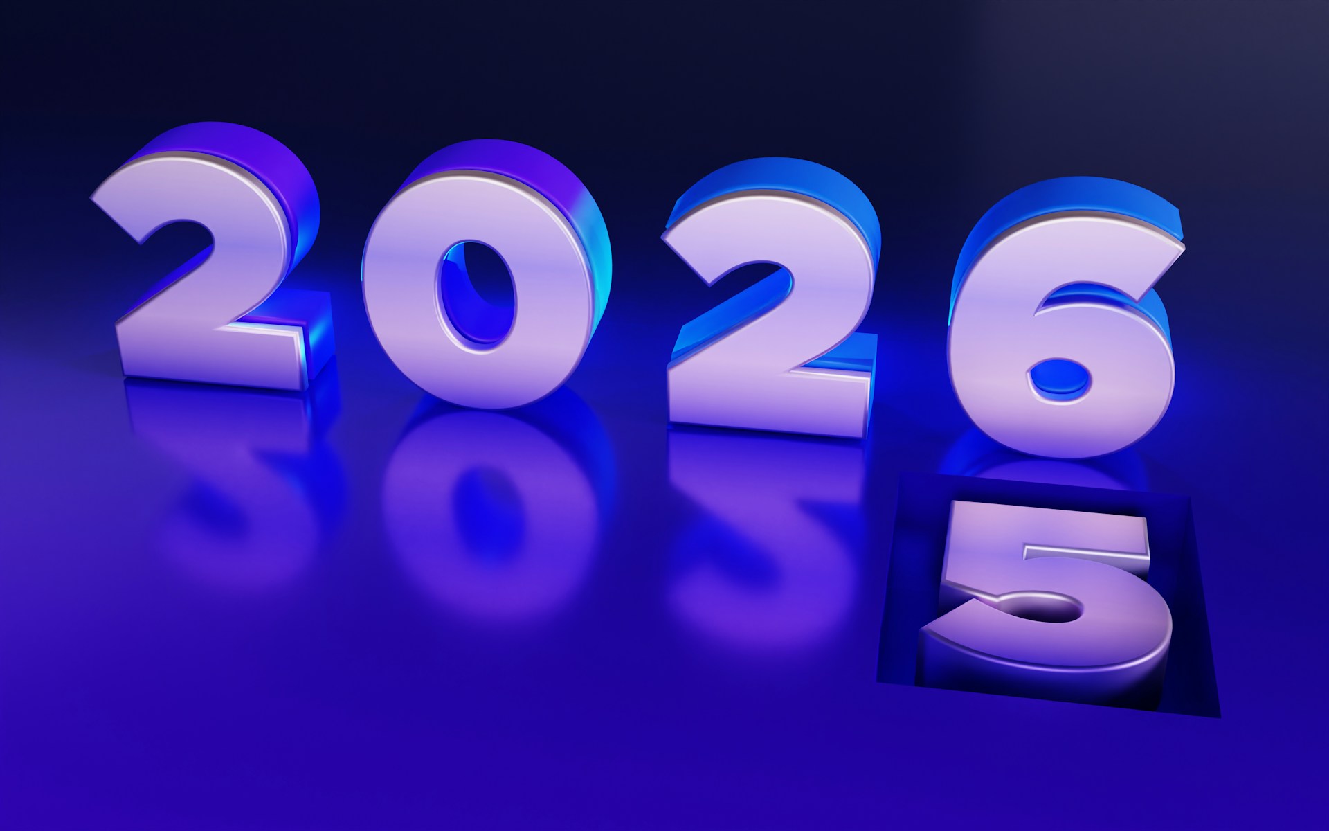 The year 2026 reflected as 2025