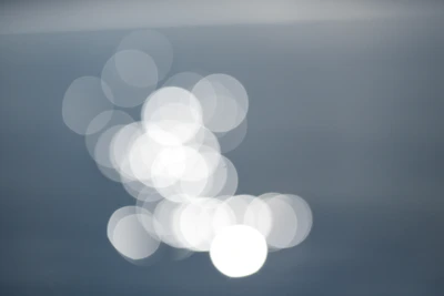 Sunlight reflecting on the water surface