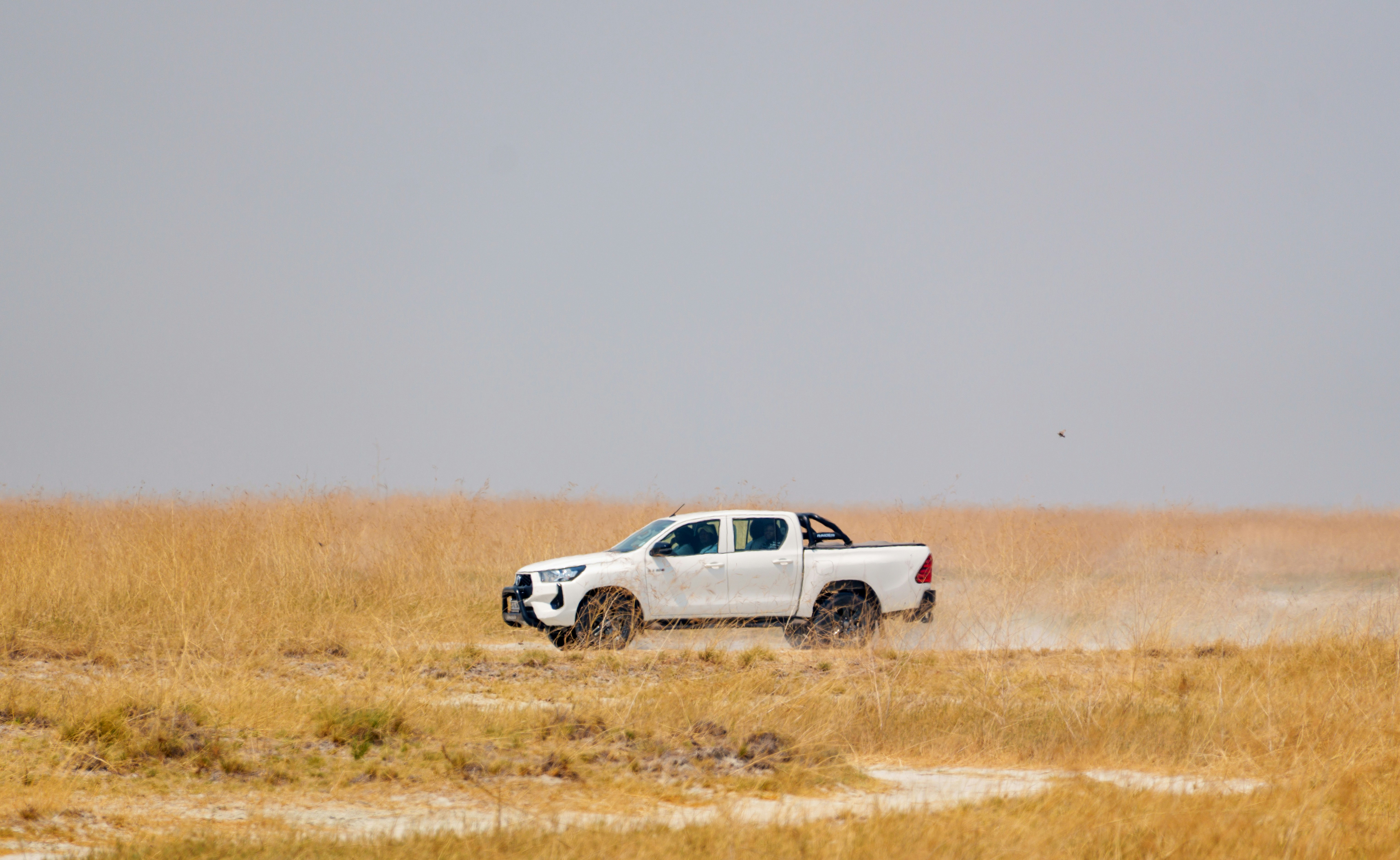 Hilux on salt pans